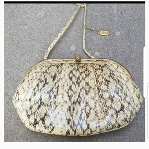 COPY - Lisette Snake skin Evening bag